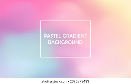 abstract gradient blur background with pastel color