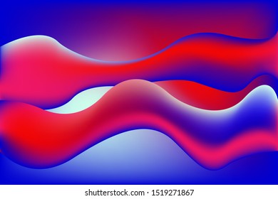 Abstract gradient blur background  vector illustration with pink, red, and  blue colors for deign concepts.