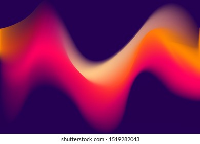 Abstract gradient blur background  vector illustration with pink, purple, orange and bright yellow colors for deign concepts.