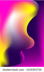 Abstract gradient blur background  vector illustration with pink, violet, purple and yellow colors for deign concepts, wallpapers, web, presentations and prints.