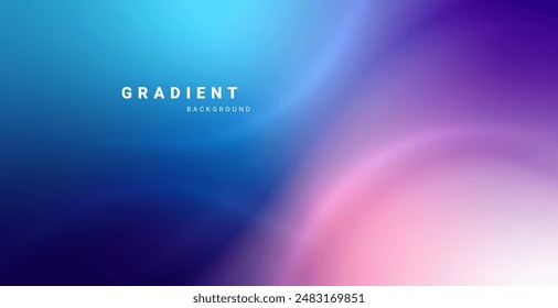 Abstract gradient blur background. Vector illustration.