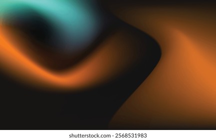 Abstract gradient blur background vector illustration with pink, purple, orange and bright yellow colors