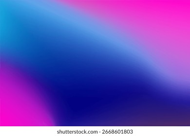 Desfoque de gradiente abstrato com transições azul e magenta no plano de fundo escuro