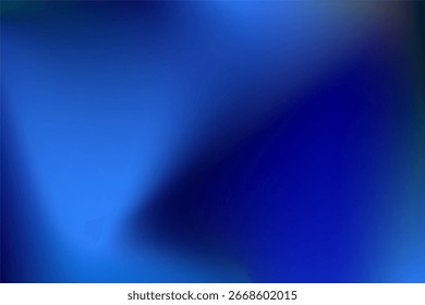 Desfoque de gradiente abstrato em tons azuis e marinhos para fundos criativos