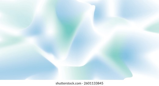 Abstract gradient blur colors, smoothly blue and green. The liquid and fluid shapes in dynamic visual effect.background modern