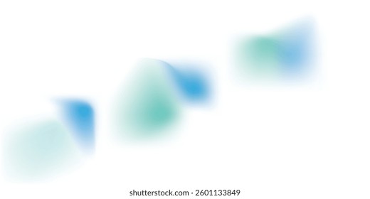 Abstract gradient blur colors, smoothly blue and green. The liquid and fluid shapes in dynamic visual effect.