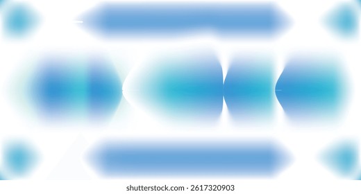 Abstract gradient blur colors, smoothly blue and green. The liquid and fluid shapes in dynamic visual effect. Flat vector illustration isolated on white background. eps 10.