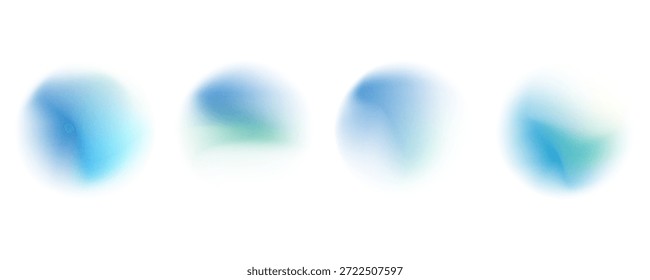 Colores desenfocados de degradado Abstractas, suavemente azul y verde. Las Formas líquidas y fluidas en el efecto visual dinámico.eps10