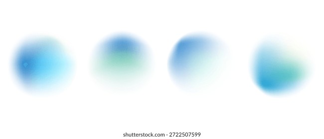 Colores desenfocados de degradado Abstractas, suavemente azul y verde. Las Formas líquidas y fluidas en el efecto visual dinámico.eps10