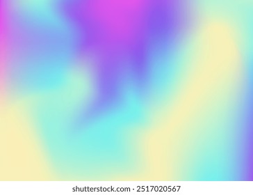 Abstract Gradient. Blur Design. Blue Metal Background. Shiny Multicolor Illustration. Liquid Paper. Iridescent Background. Pearlescent Texture. Digital Foil. Purple Abstract Gradient