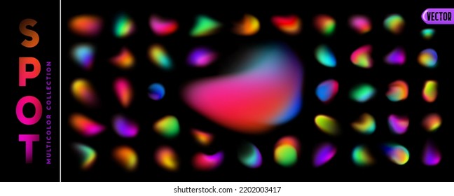 strokes design holographic color