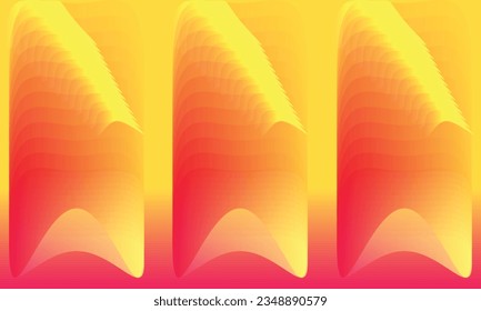 Abstract Gradient with blur effect Set of spot blurred multicolored brush strokes 3d Colorful fluid paint 
vector illustration
