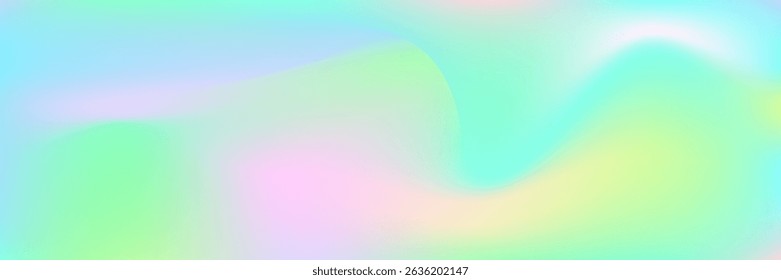Abstract Gradient. Blur Light. Soft Glitter. Retro Geometry Invitation. Tie Dye Pop Texture. Pearlescent Background. Holographic Background. Girlie Flyer. Blue Abstract Gradient