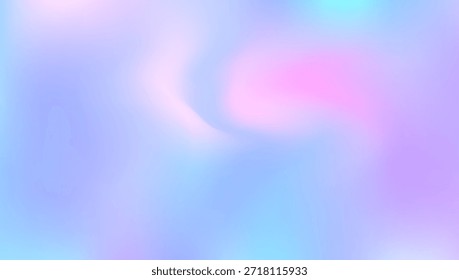 Gradiente Abstractas. Difuminar ilustración de Espectro. Textura suave rosa. Fondo irisado. Fondo perlado. Anuncio de neón. Luz líquida. Cubierta mínima. Gradiente Abstractas violeta