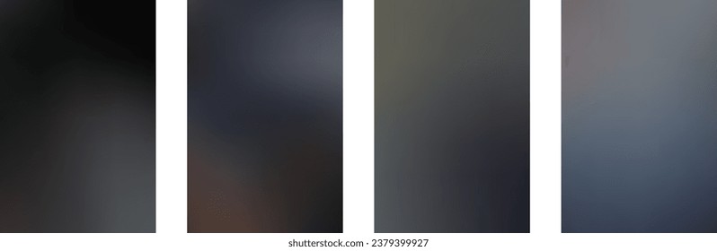Abstract gradient blurred background in dark pastel color. Blur vector wallpaper.