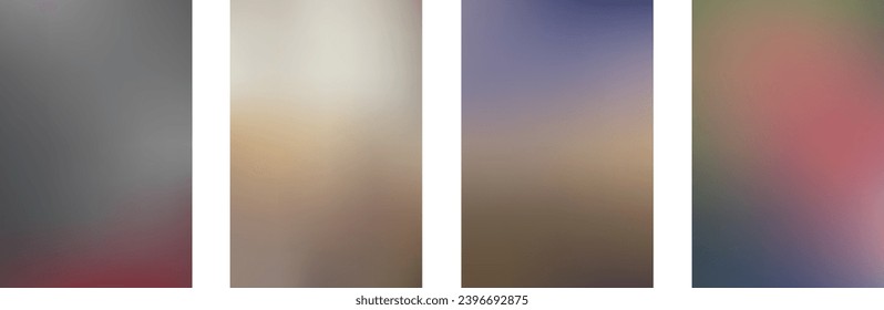 Abstract gradient blurred background in dark pastel color. Blur vector wallpaper.