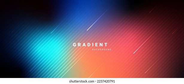 Abstract gradient blurred background with diagonal lines