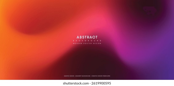 Abstract gradient blurred background for modern design projects and digital posters. Vector illustration.
