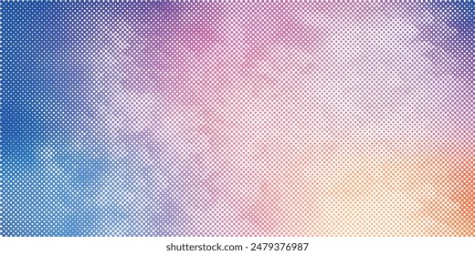 Abstract gradient blurred pattern colorful with realistic grain noise effect background