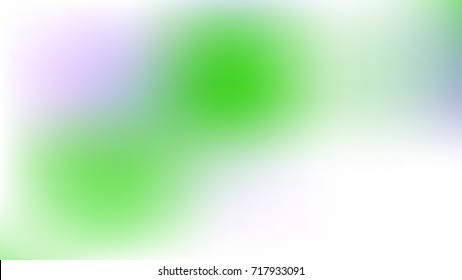 Abstract Gradient blurred White, green and light purple vector background
