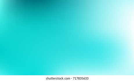 Abstract Gradient blurred White and Greenblue vector background