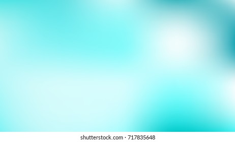 Abstract Gradient blurred White and Greenblue vector background