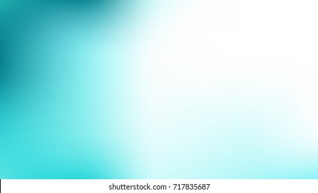 Abstract Gradient blurred White and Greenblue vector background