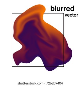 Abstract gradient blurs design elements.Colorful bubble shapes with gradients for greeting card, flyer, invitation, poster, brochure, banner calendar.  