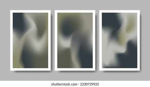 Resumen del diseño del boho gradiente. Plantilla de fondo minimalista y tranquila.