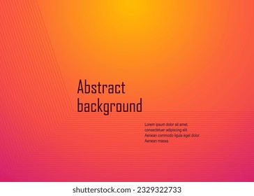 Gradiente abstracto de fondo brillante con elementos gráficos para banner de diseño gráfico decorativo de sitio web y tarjeta de papel. Ilustración del vector
