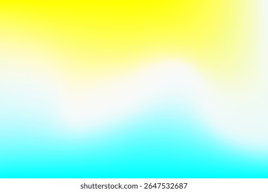 Gradiente Abstractas con Colores amarillos brillantes y azul calmante