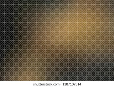 Abstract gradient brown geometric background with crochet squares inscribed in squares