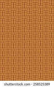 Abstract gradient brown wicker background vector