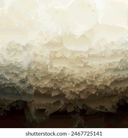 abstract gradient brush effect stroke blended grunge layered shadow wave effect dark faded dark brown to beige color tone gradient background left illustration