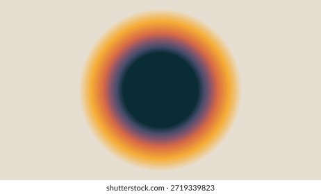 Círculo de degradado Abstractas con centro oscuro