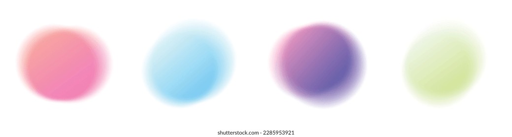 Vector buttons Colored Abstract