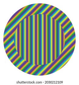 Abstract gradient circle. Gradation circle
