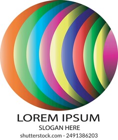abstract gradient circle, print, paper, cycle, round pattern, round logo, futuristic, 3d, website, symbol, card, ball, logo, shape, cre