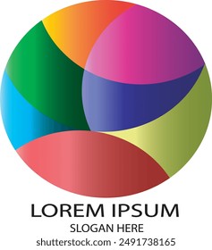 abstract gradient circle, print, paper, cycle, round pattern, round logo, futuristic, 3d, website, symbol, card, ball, logo, shape, cre