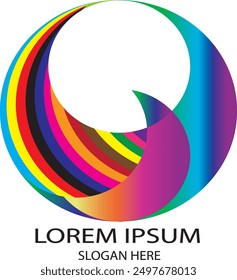 abstract gradient circle, print, paper, cycle, round pattern, round logo, futuristic, 3d, website, symbol, card, ball, logo, shape, cre