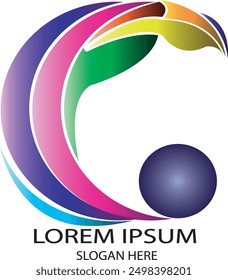 abstract gradient circle, print, paper, cycle, round pattern, round logo, futuristic, 3d, website, symbol, card, ball, logo, shape, cre