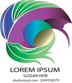 abstract gradient circle, print, paper, cycle, round pattern, round logo, futuristic, 3d, website, symbol, card, ball, logo, shape, cre