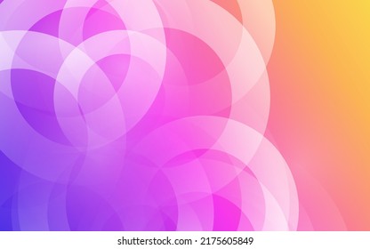 Abstract gradient circle shape background vector