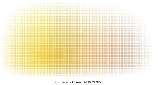 Abstract Gradient With Circular Halftone Dot Pattern and Warm Colors