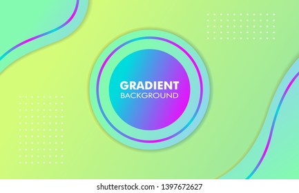 Abstract Gradient Color Background Fresh, Suitable for Flyer, Web Banner, Brochure, Poster, Landing Page, Artwork