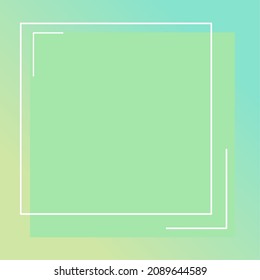 Abstract gradient color background for social media post template. Vector design.