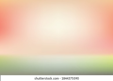 Abstract gradient color background with vignetting as the effect of light direction for premium products display. Iillustration background.