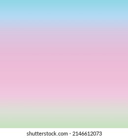 abstract gradient color of blue pink green background in square shape