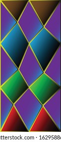Abstract gradient color mobile template. geometric vector background. can be used for cover design.