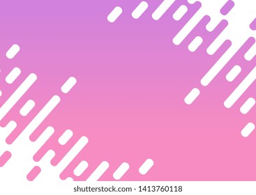Abstract gradient color Rounded Lines shape Halftone Transition for banner, template, background illustration- Vector